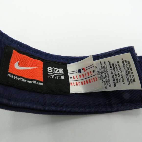 Texas Rangers Hat Nike Adjustable Blue Visor Cap Embroidered Logo MLB Baseball - Picture 7 of 9